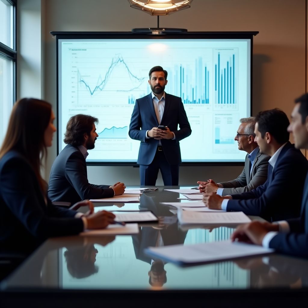 Reunión estratégica del equipo directivo