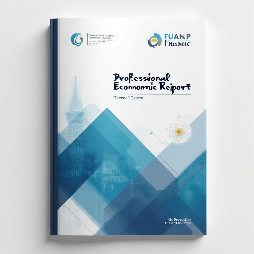 Portada de reporte económico trimestral